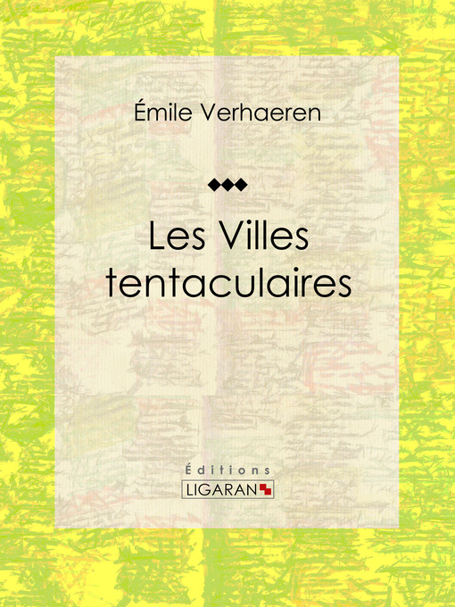 Title details for Les Villes tentaculaires by Emile Verhaeren - Available
